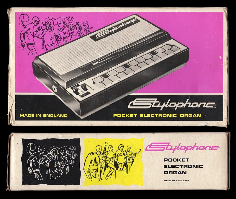 Boîte de rangement d’un stylophone