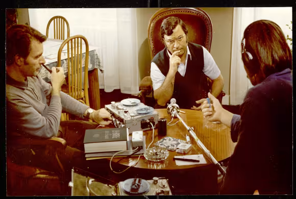 Ms 7681 (2E-1-3). Enregistrement du film L'enfant et le chat en collaboration avec Michel Farin, 1978