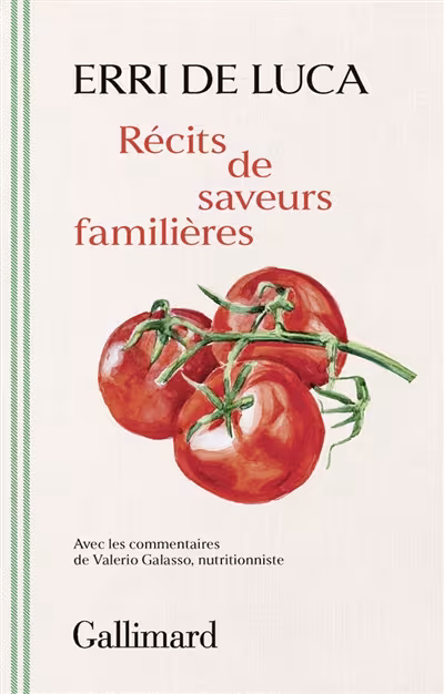Couverture du livre Récits de saveurs familières de Erri de Luca